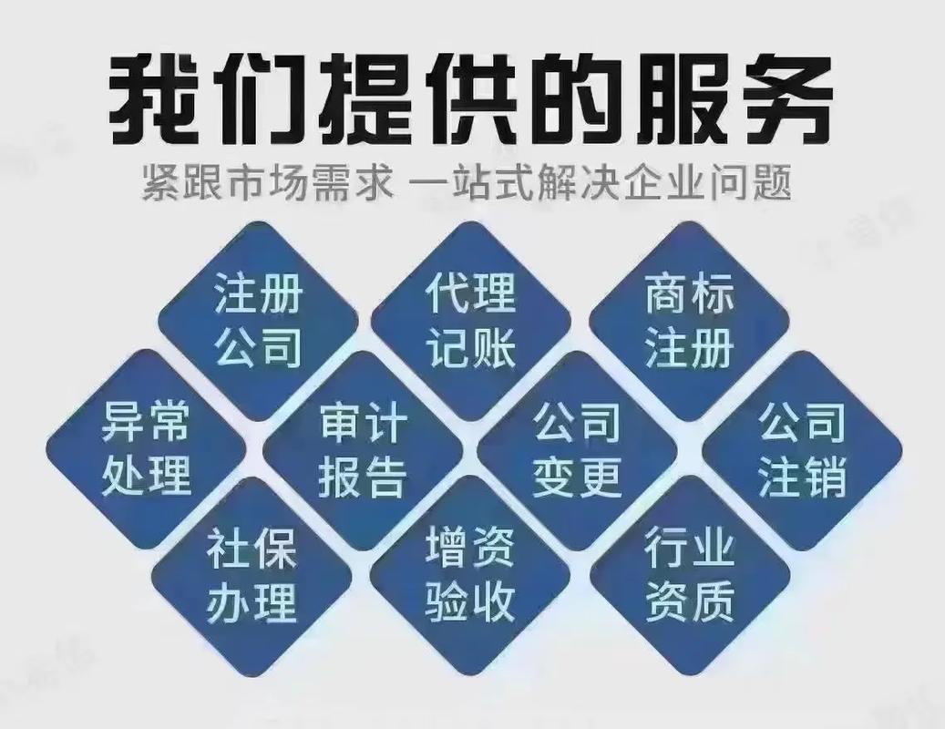 主营业务:公司注册,代理记账,财税咨询